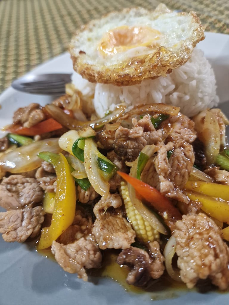 Koh Phi phi - A tropical island paradise: Pork in chili